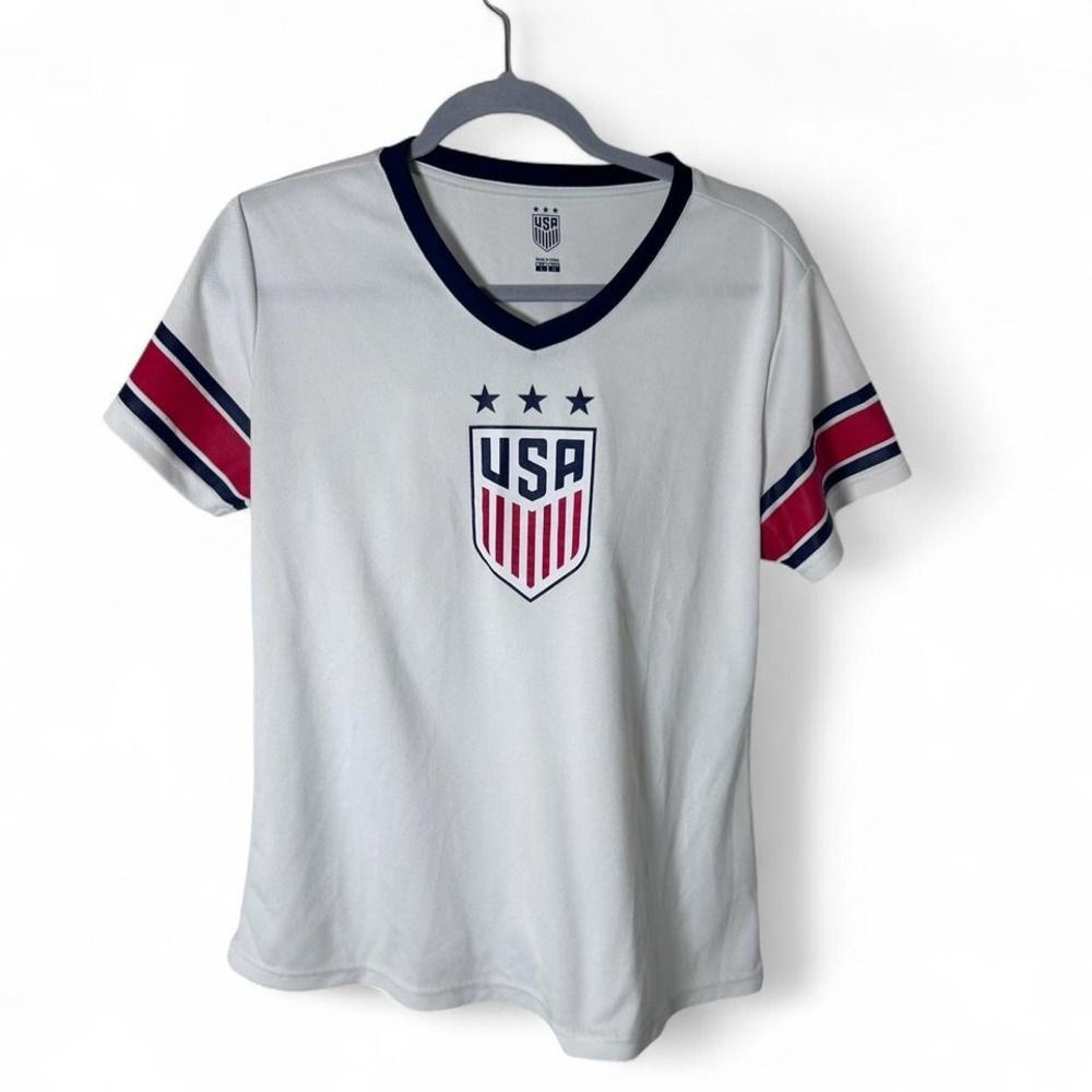 Icon Sports Group U.S.Soccer USWNT Women's Soccer Stadium‎ Polymesh Tee - Large